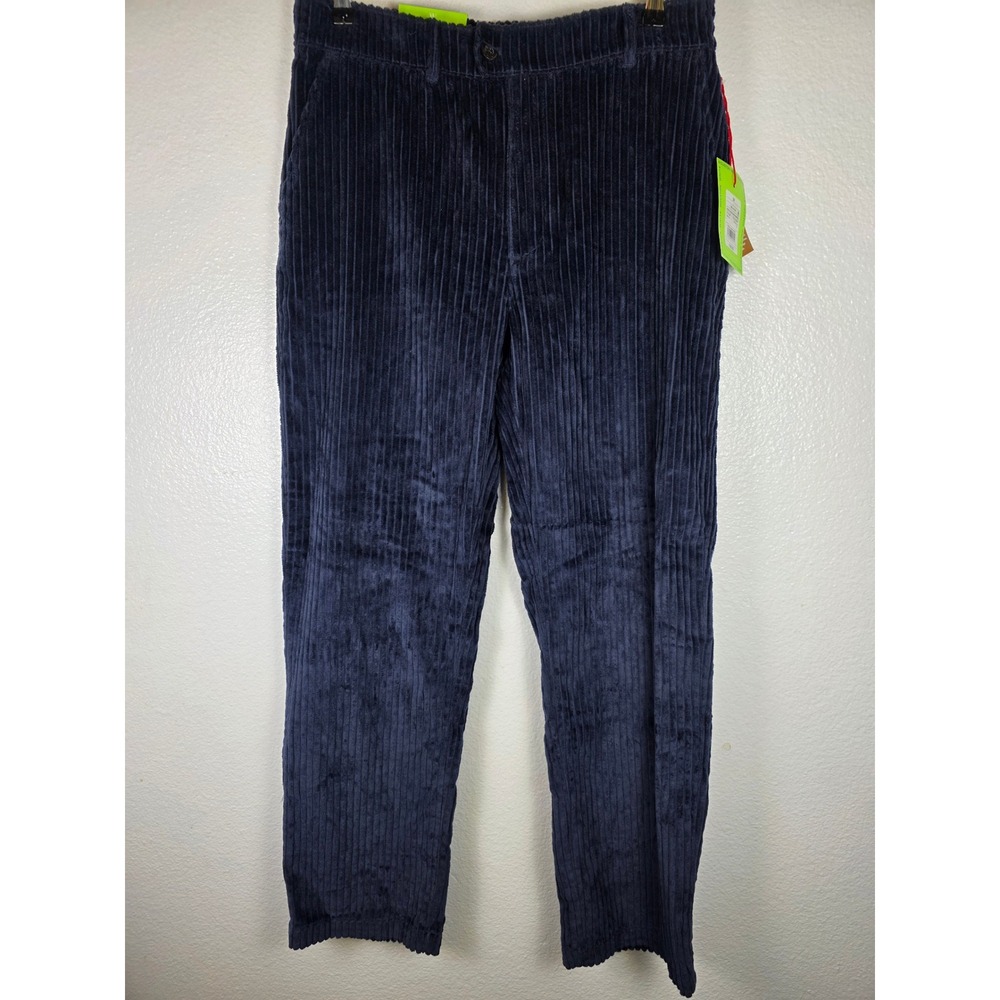 Houston White Target Corduroy Trousers Fighter Pilot Blue Wide Leg Pants Size M